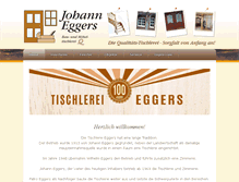 Tablet Screenshot of johanneggers-tischlerei.de